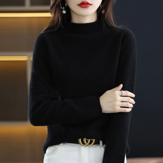 Half High Collar Sweater