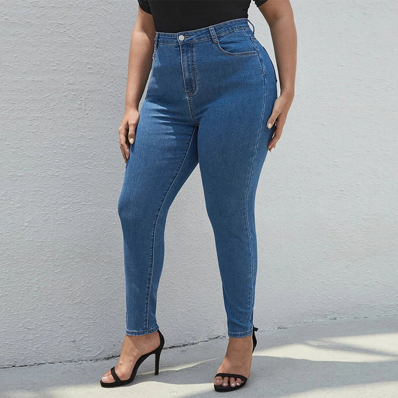 High Waist Stretch Jeans