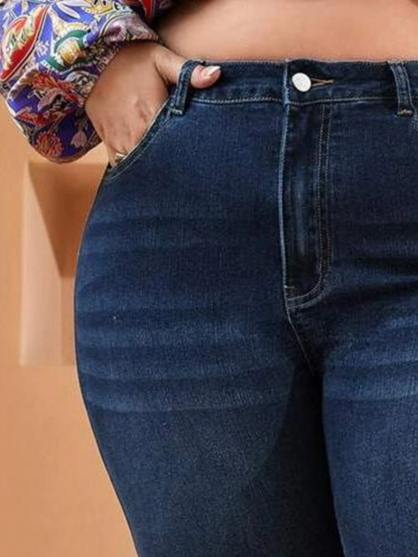 High Waist Stretch Jeans