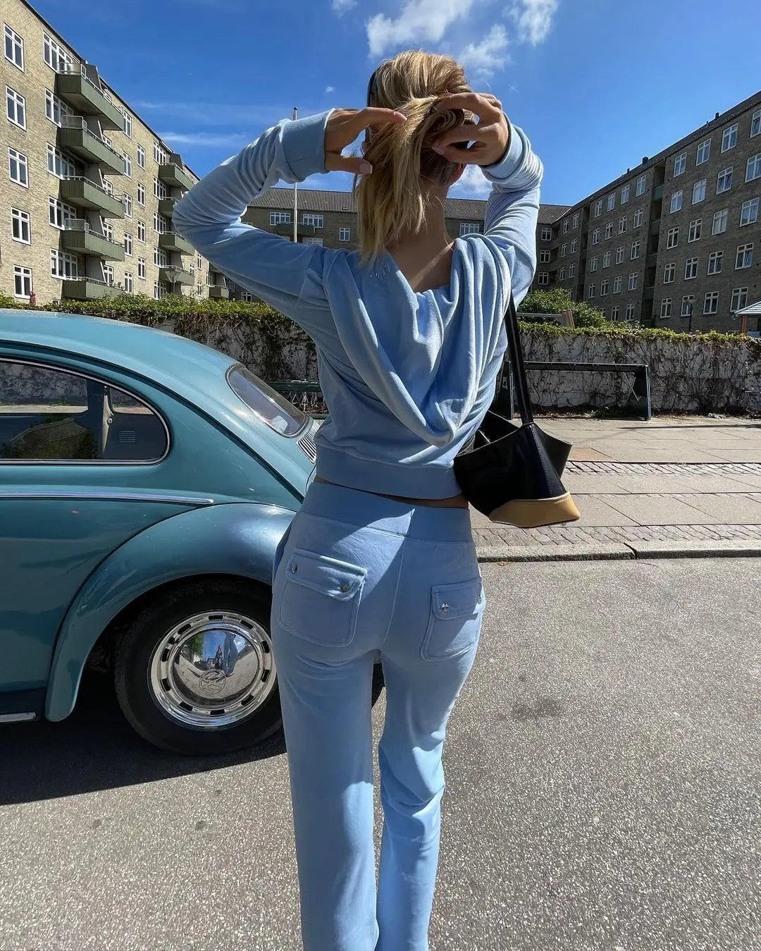 Velvet Zipper Tracksuit