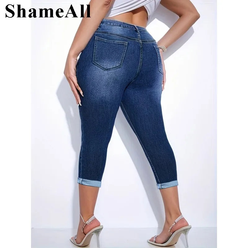 Skinny Capri Jeans