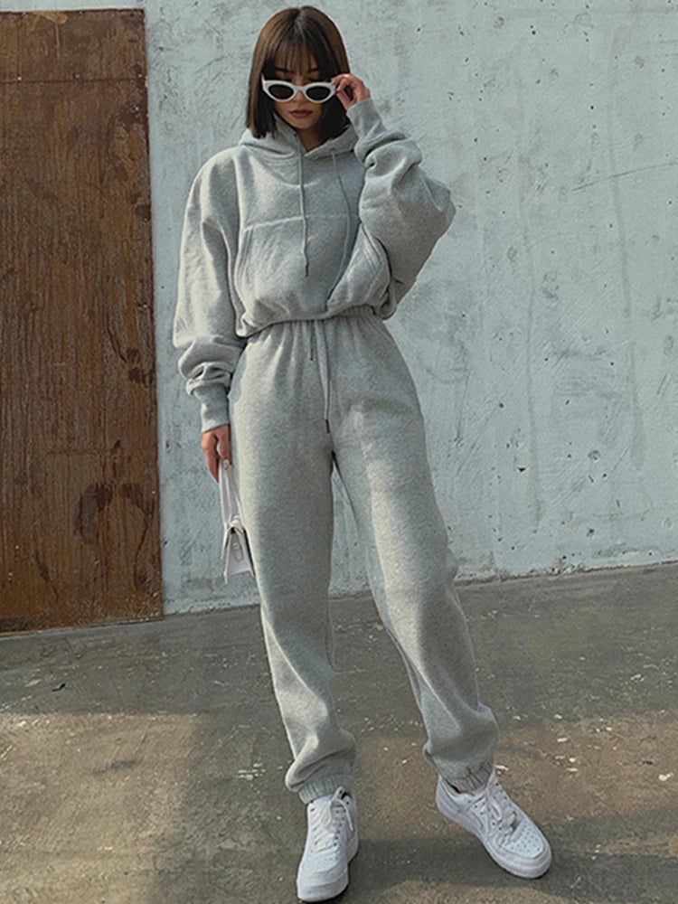 Pull Up Hooded Tracksuit