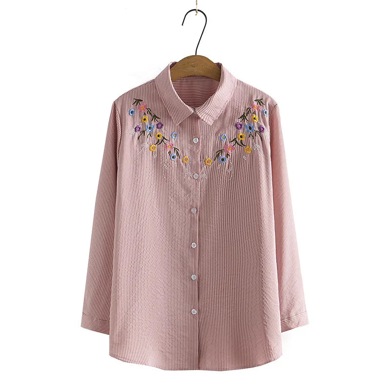 Embroidery Flower Tops