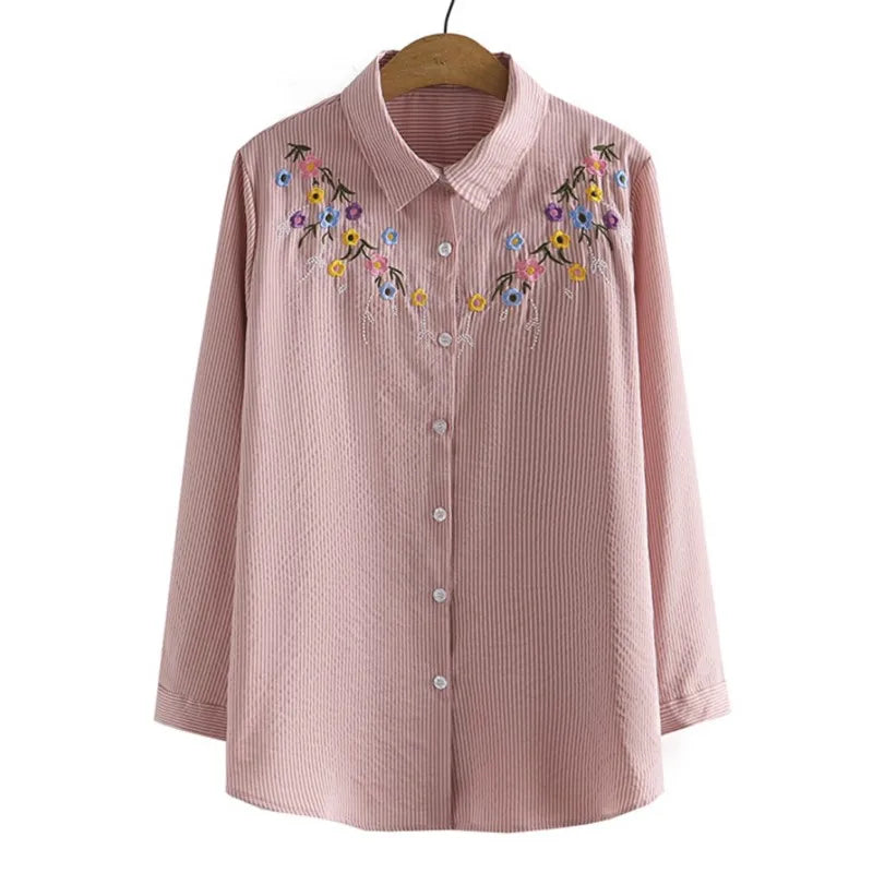 Embroidery Flower Tops