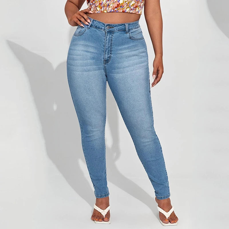 High Waist Stretch Jeans