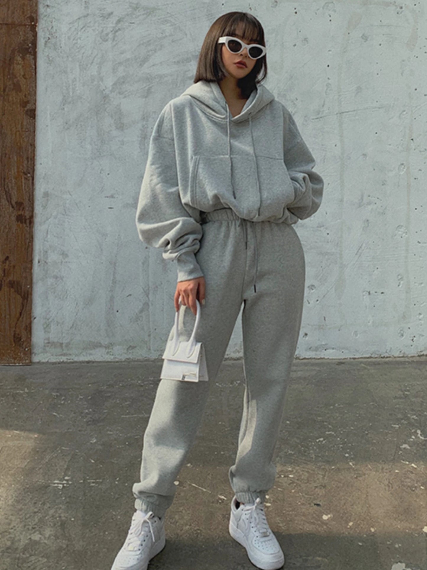 Pull Up Hooded Tracksuit