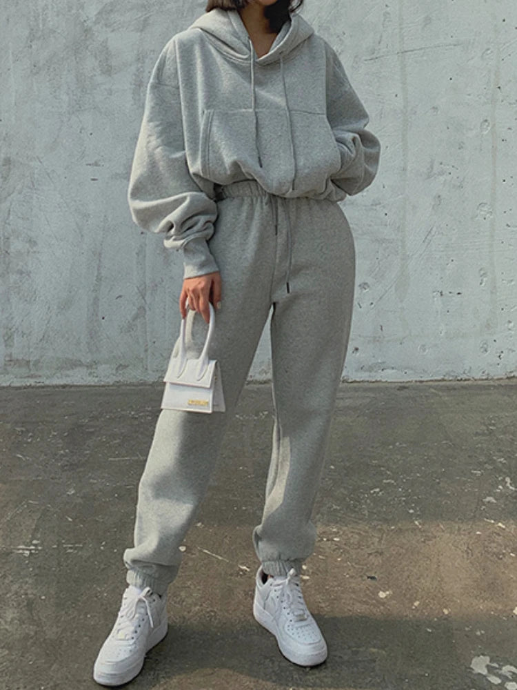 Pull Up Hooded Tracksuit