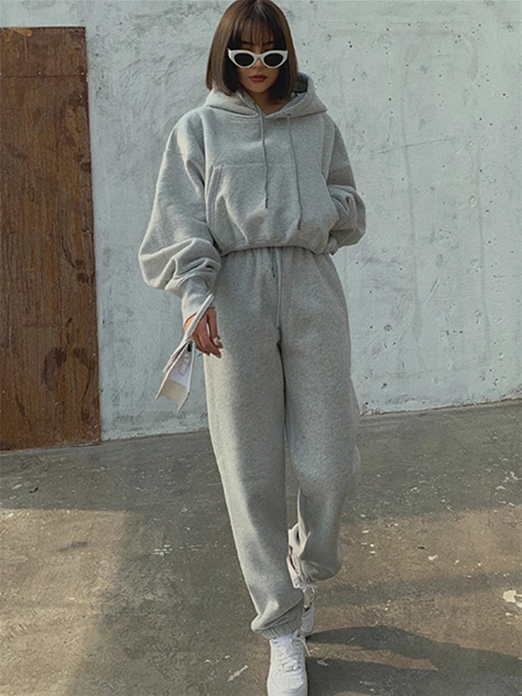 Pull Up Hooded Tracksuit