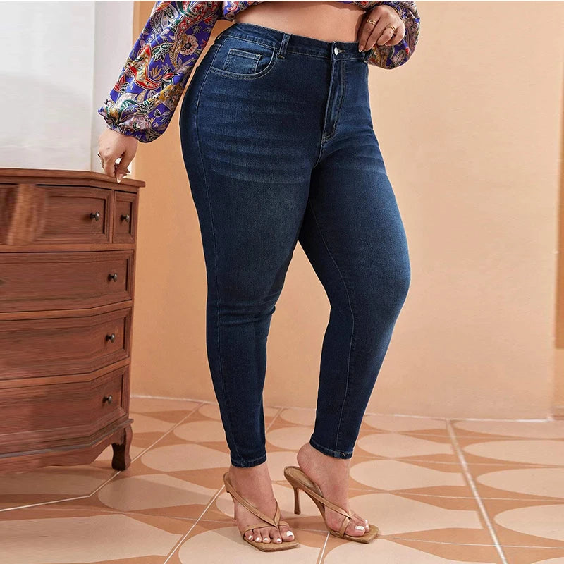 High Waist Stretch Jeans