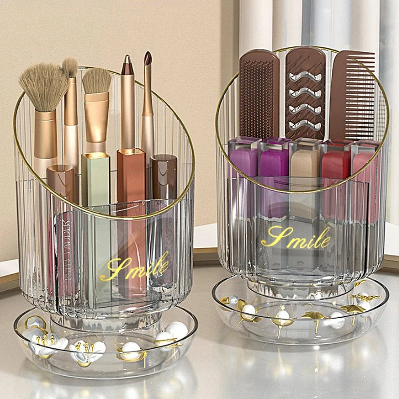 Rotating Makeup Brush Holder