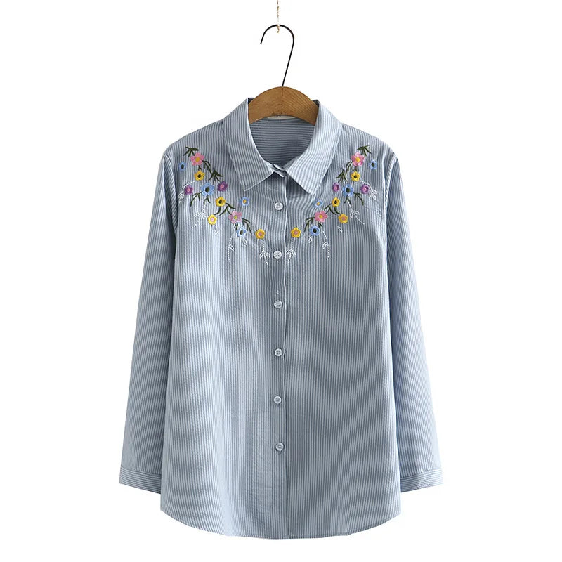 Embroidery Flower Tops