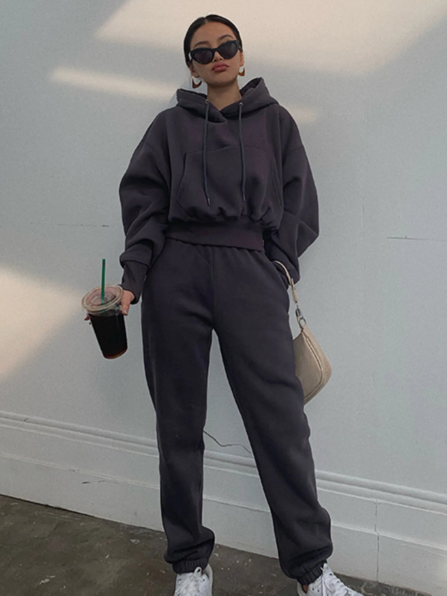 Pull Up Hooded Tracksuit