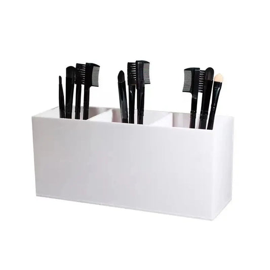 3 Holes Makeup Brush Box Case