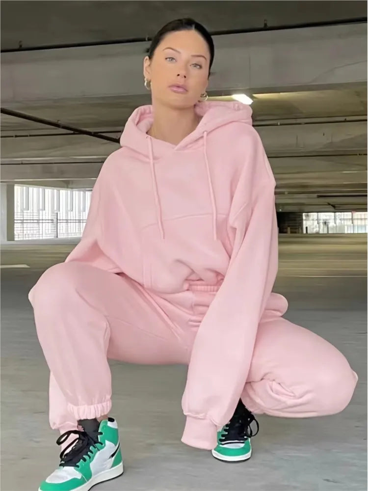 Pull Up Hooded Tracksuit